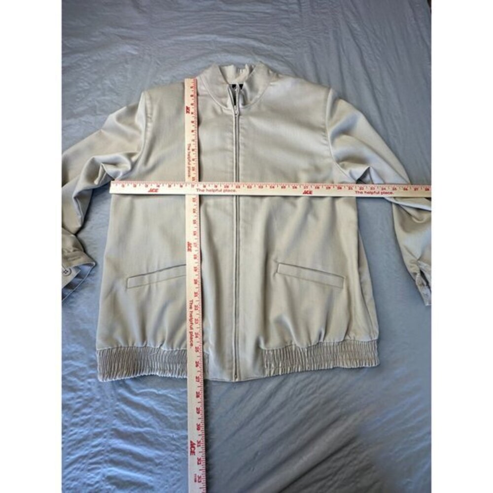 Pyke LTD Womens Tan Jacket Small full zipper‎ polyester pockets lightweight - Picture 8 of 8